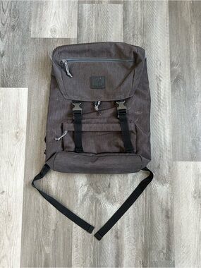 Superdry Buckled Fold Over Gray Backpack M91001JP